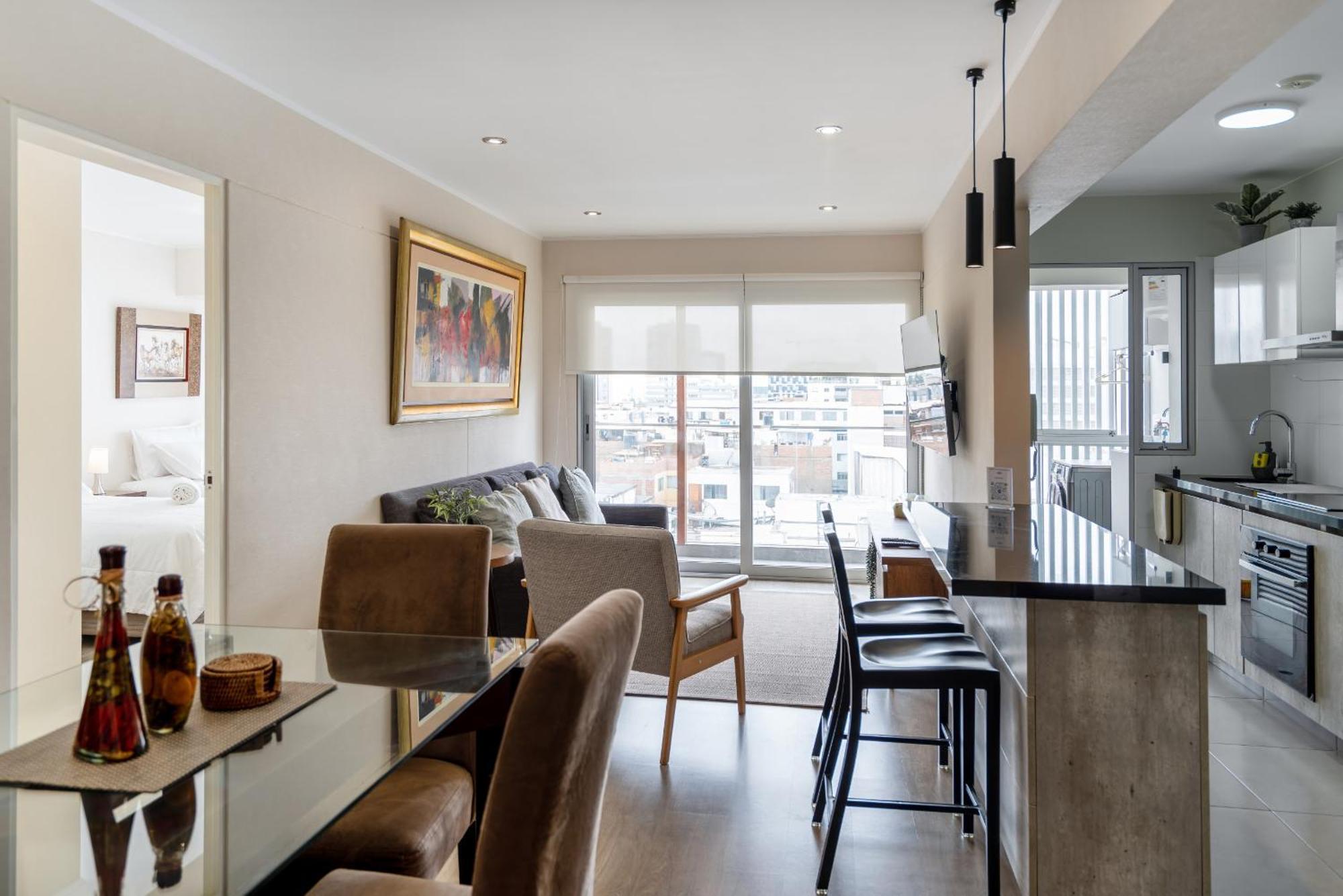Modern 1Br Loft Close To The Seawalk Of Miraflores ليما المظهر الخارجي الصورة